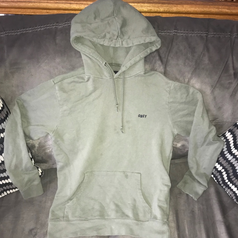 OBEY ARMY GREEN SWEATSHIRT